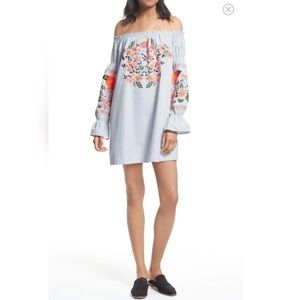 Free people Fleur du jour shift dress xs